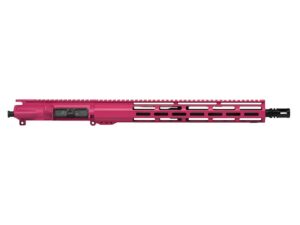 16″ Pink Upper 15″ Window M-Lok Handguard AR-15