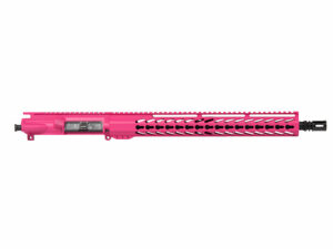 pink ar15 rifle upper 15 keymod