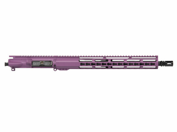 15-inch Free Float Handguard on AR-15 16" Purple Upper