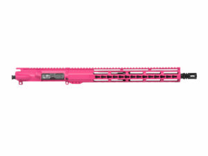 Shop AR15 16" Upper 15" Riveted Keymod Pink - Daytona Tactical