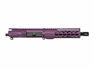 ar15 7 inch pistol upper purple keymod