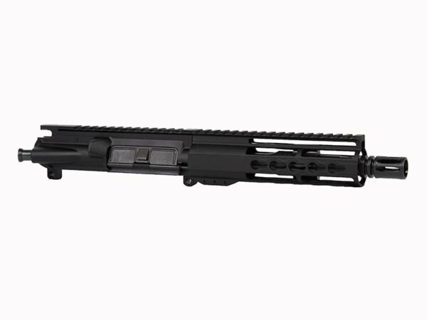 Black Anodized 7.5-inch AR Pistol Upper with 7-inch Riveted Keymod Rail