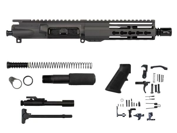 Shop 7.5″ AR-15 Pistol Kit Riveted Keymod in Tungsten Grey, USA