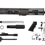 7″ Tungsten Grey AR Pistol Kit with Window Cut Mlok Rail
