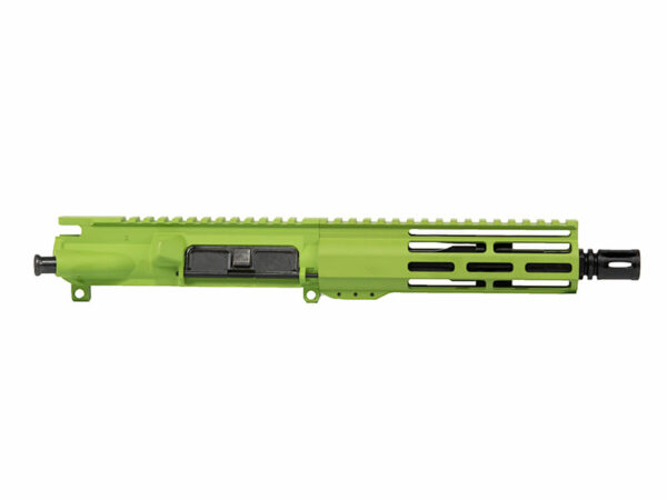 ar15 green pistol upper window cut mlok