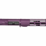 ar15 pistol purple upper mlok rail