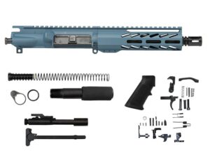 blue titanium ar15 pistol kit no lower