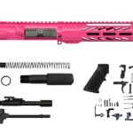 Pink-hued 7.5" AR Pistol - a blend of style and functionality with M-lok.