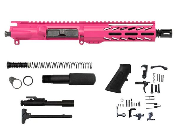 Buy 7.5″ Pink AR-15 Pistol Kit with 7″ House Mlok Handguard, USA