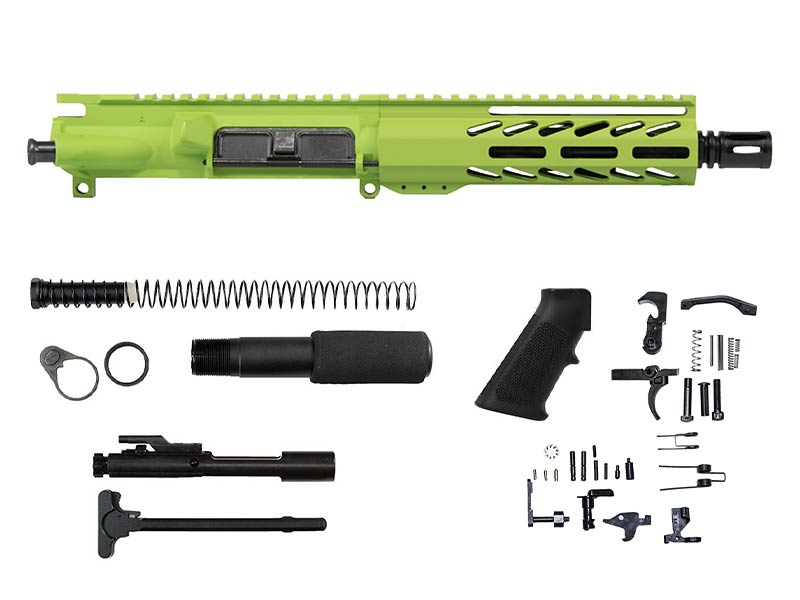 Daytona Tactical's signature: 7.5" AR Pistol in Zombie Green with M-lok integration.