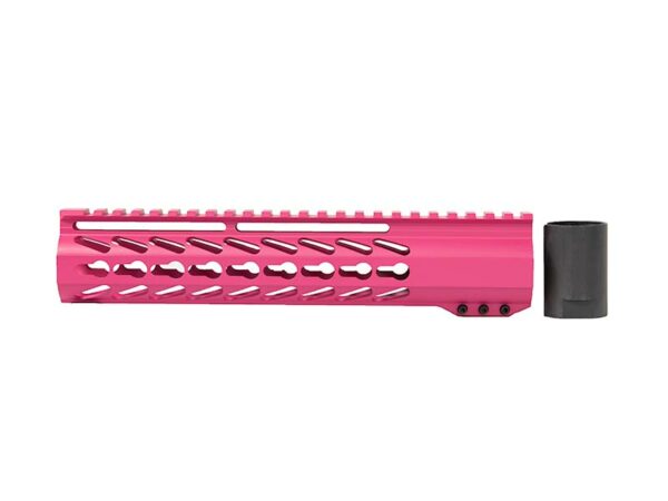 Enhance Your AR Rifle with the 10″ Slim Light Weight House Keymod Handguard in Pink