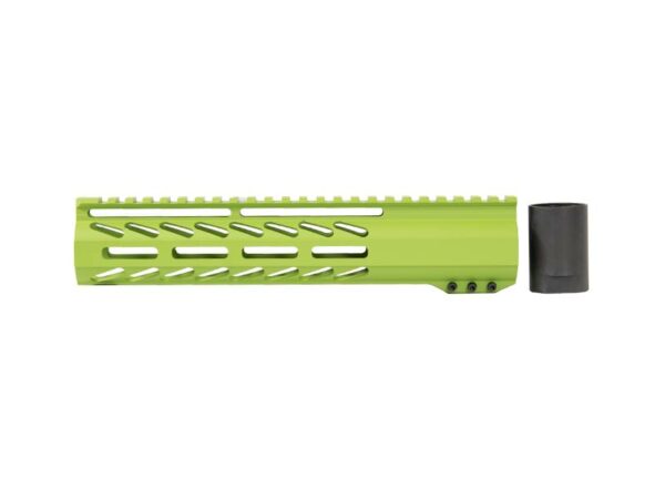 Stand Out with the 10-inch House M-LOK Free Float Rail in Zombie Green