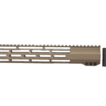 Introducing the 12″ FDE Window M-lok Rail for AR15 Enthusiasts.