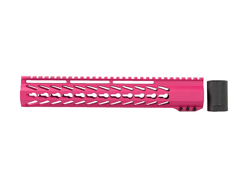 pink keymod handguard twelve inch