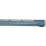 Blue Titanium House Keymod handguard for AR-15, fifteen-inch length, free float rail