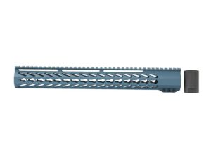 titanium blue fifteen-inch keymod rail