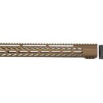 Burnt Bronze House MLOK handguard for AR-15, fifteen-inch length, free float rail