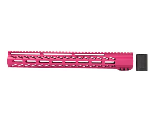 Pink House MLOK Handguard for AR-15 – Fifteen Inch Free Float Rail