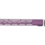 Upgrade Your AR Build with the 15-inch Window M-LOK Free Float Rail in Striking Purple