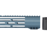 Daytona Tactical's Signature 7-inch AR Handguard in Dazzling Titanium Blue M-lok.