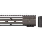 A fusion of form and function: Daytona's 7-inch Tungsten Grey AR15 M-lok Rail with windows.