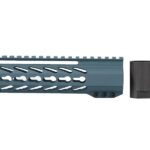 Blue Titanium House Keymod handguard for AR-15, seven-inch length, free float rail