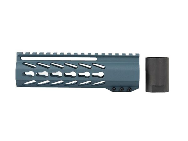 Blue Titanium House Keymod Handguard for AR-15 – Seven Inch Free Float Rail