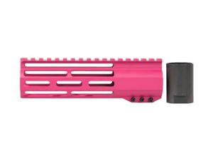 Pink Window MLOK handguard for AR-15, seven-inch length, free float rail