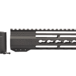 The detailed design of the 7-inch Black AR-15 Riveted Keymod Handguard.