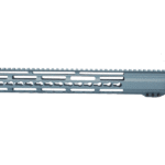 15-inch AR-15 Handguard, impeccable in Titanium Blue finish.