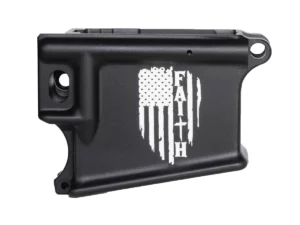 Shop laser engraved American Flag Faith 80 AR 15 lower in USA