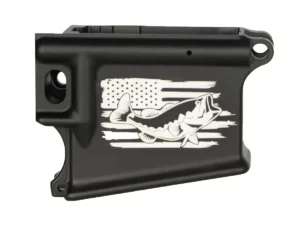 Shop laser engraved American flag with bass 80 ar 15 lower in USA