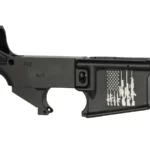 Patriotic-Themed Laser Engraving on 80% AR-15 Black Lower