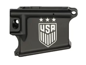 Shop Laser engraved USA logo with stars 80 ar15 anodized lower