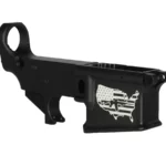 Enhance Your Build: Laser Engraved USA with Rifle on 80% AR-15 Lower