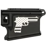 Laser Engraved Pistol American Flag | Custom AR-15 Lower