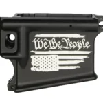 Laser engraved American flag with 'We The People' inscription