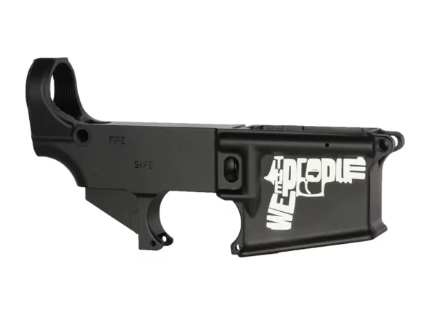 Custom Laser Engraving of Handgun Embodying American Spirit on We the People Design