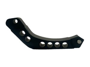 black anodized aluminum trigger guard with holes