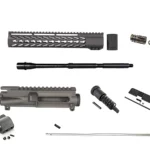 Tungsten Grey 16" 5.56 KeyMod unassembled rifle upper build kit — Daytona Tactical