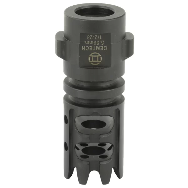 Gemtech QUICKMOUNT Carbon Cutting Muzzle Brake 5.56 NATO 1/2X28 Black - view 2