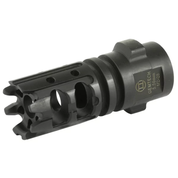 Gemtech QUICKMOUNT Carbon Cutting Muzzle Brake 5.56 NATO 1/2X28 Black - view 3