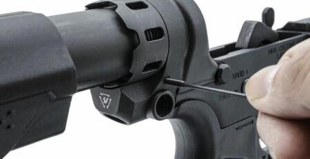 are new ar 15 castle nuts lock tighted