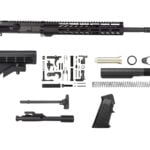 AR-15 16 inch barrel 12 inch handguard M-LOK kit without lower black