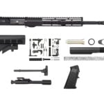 AR-15 16 inch barrel 12 inch handguard riveted KeyMod kit without lower