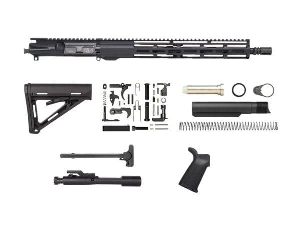 16-15-window-mlok-magpul-kit-no-lower AR-15 16 inch barrel 15 inch handguard windowed M-LOK Magpul kit without lower