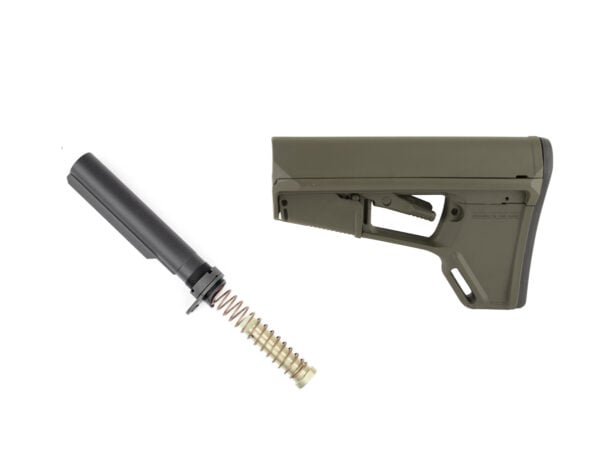 Magpul ACS-L stock OD Green with mil-spec buffer tube assembly combo MAG378ODG
