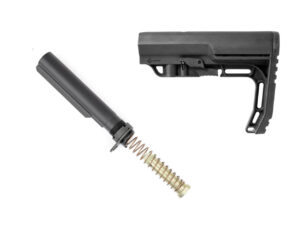 MFT Battlelink Minimalist Complete Stock Black with mil-spec buffer tube assembly