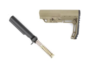 MFT Battlelink Minimalist Stock FDE with mil-spec buffer tube assembly kit