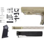 MFT Battlelink Minimalist Stock FDE with mil-spec LPK and buffer tube assembly kit